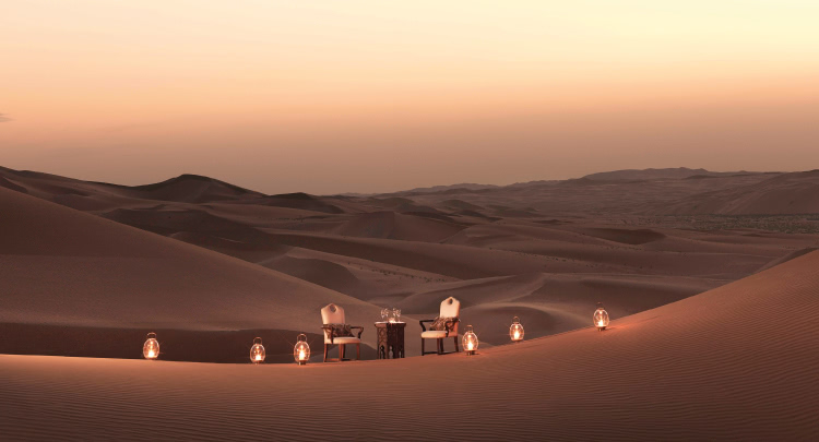 Image result for Noites no Deserto, EAU â Anantara Qasr al Sarab Desert